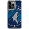 NBA Minnesota Timberwolves Large Logo iPhone 15 Pro Clear Case